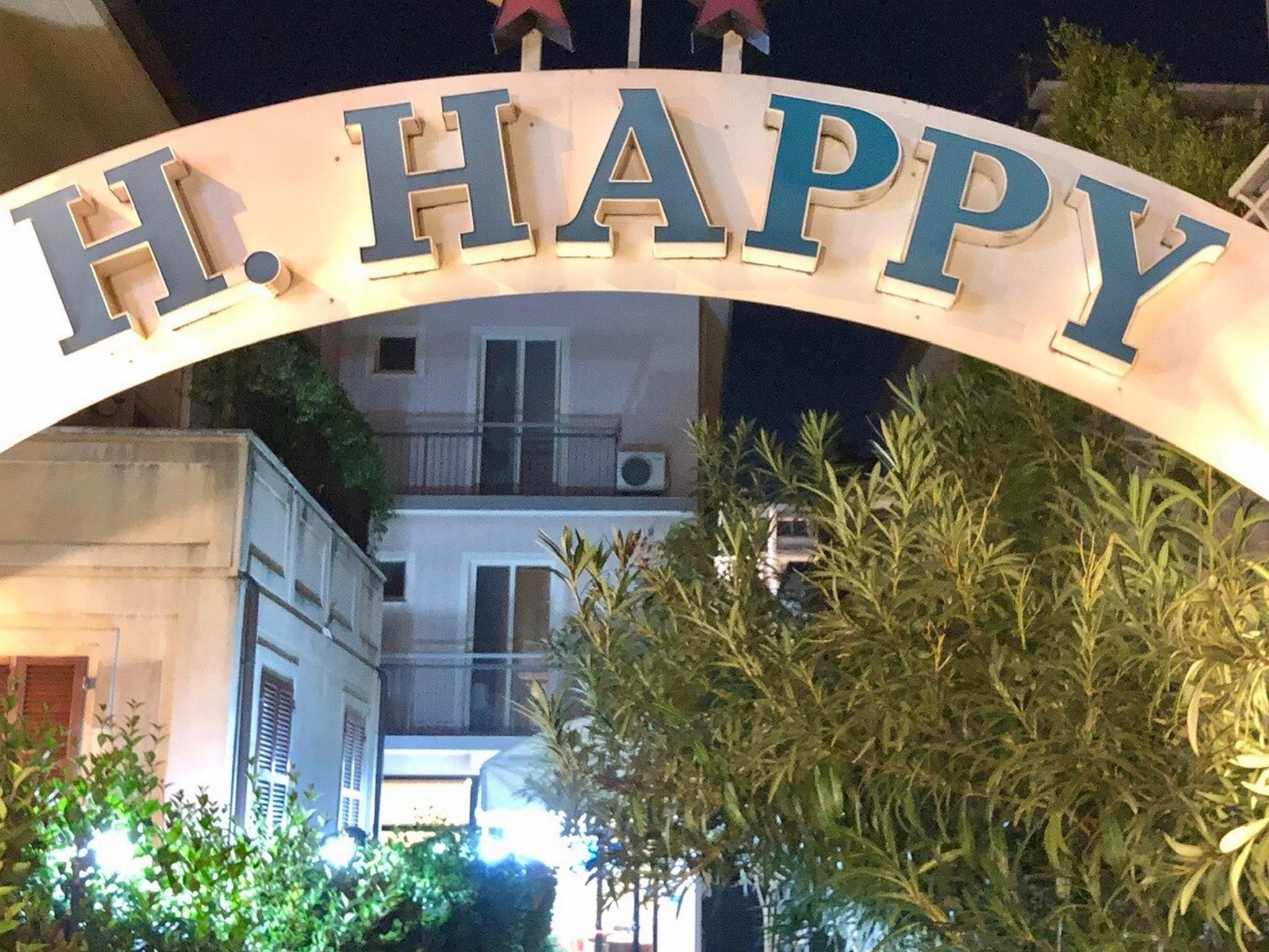 Hotel New Happy Rímini Exterior foto